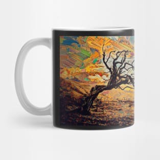 One tree, one sky. Mug